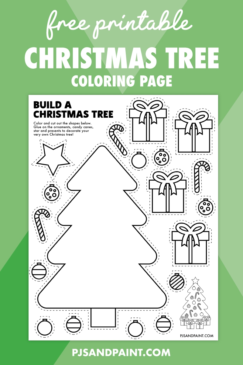 Free Printable Build A Christmas Tree Craft Pjs And Paint Free Printable Build A Christmas Tree Craft Pjs And Paint