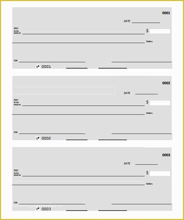Free Printable Checks Pdf