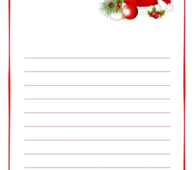 Free Printable Christmas Letter Templates