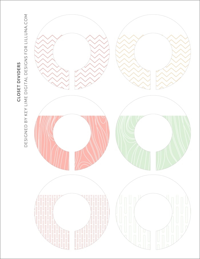 Free Printable Closet Divider Template Printable Templates Free