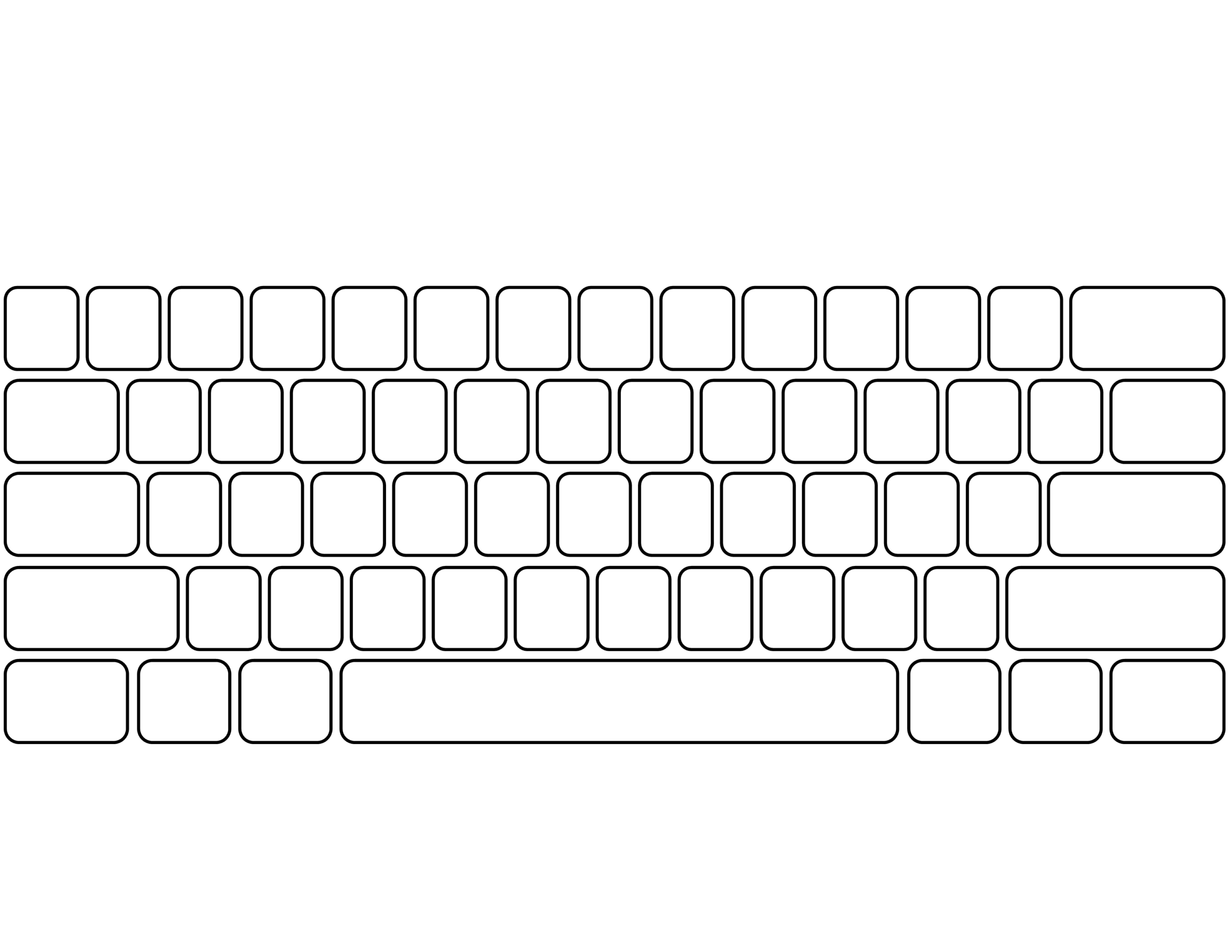 Free Printable Computer Keyboard Templates Printable Templates