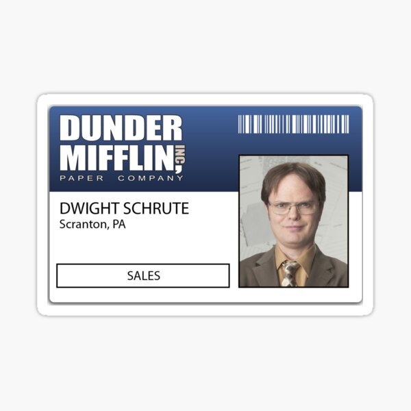 Free Printable Dunder Mifflin Name Tags Download Free Printable Dunder 