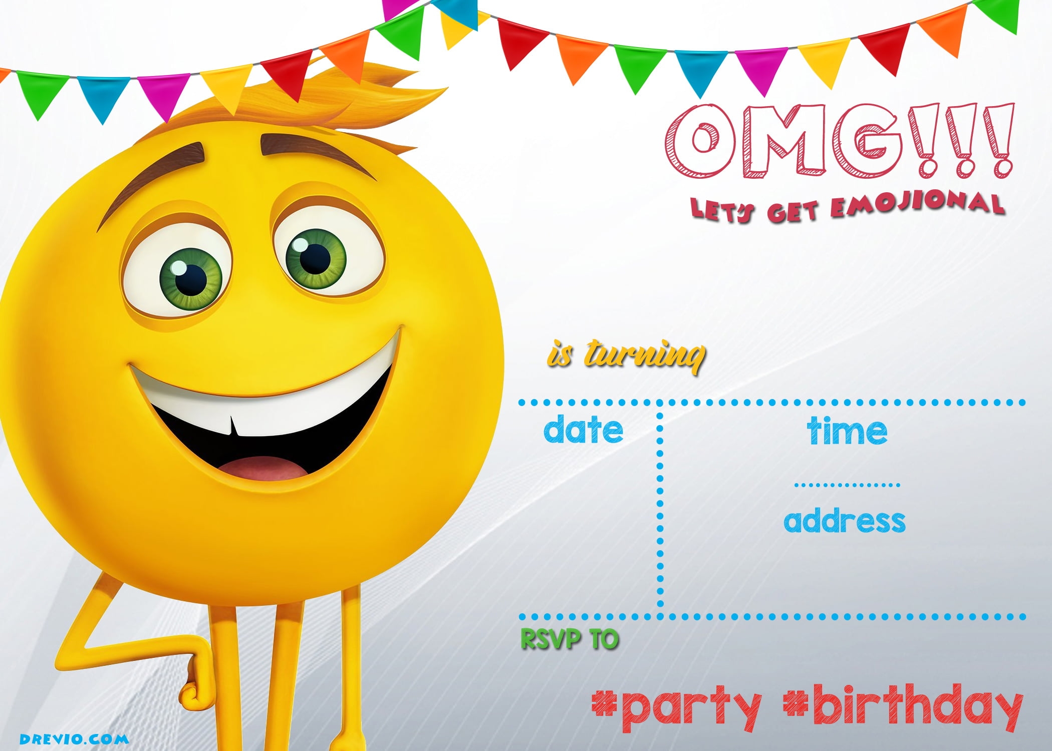 FREE Printable Emoji Invitation Template Download Hundreds FREE FREE Printable Emoji Invitation Template Download Hundreds FREE