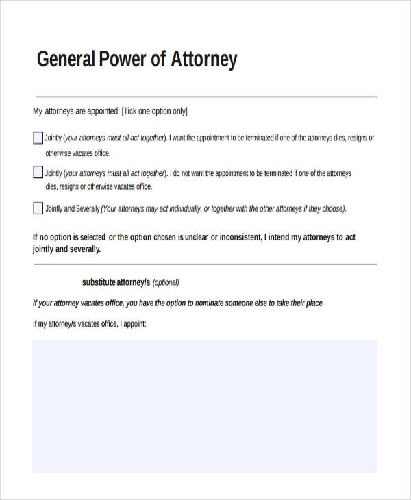 Free Printable General Power Of Attorney Form Printable Forms Free Online Free Printable General Power Of Attorney Form Printable Forms Free Online