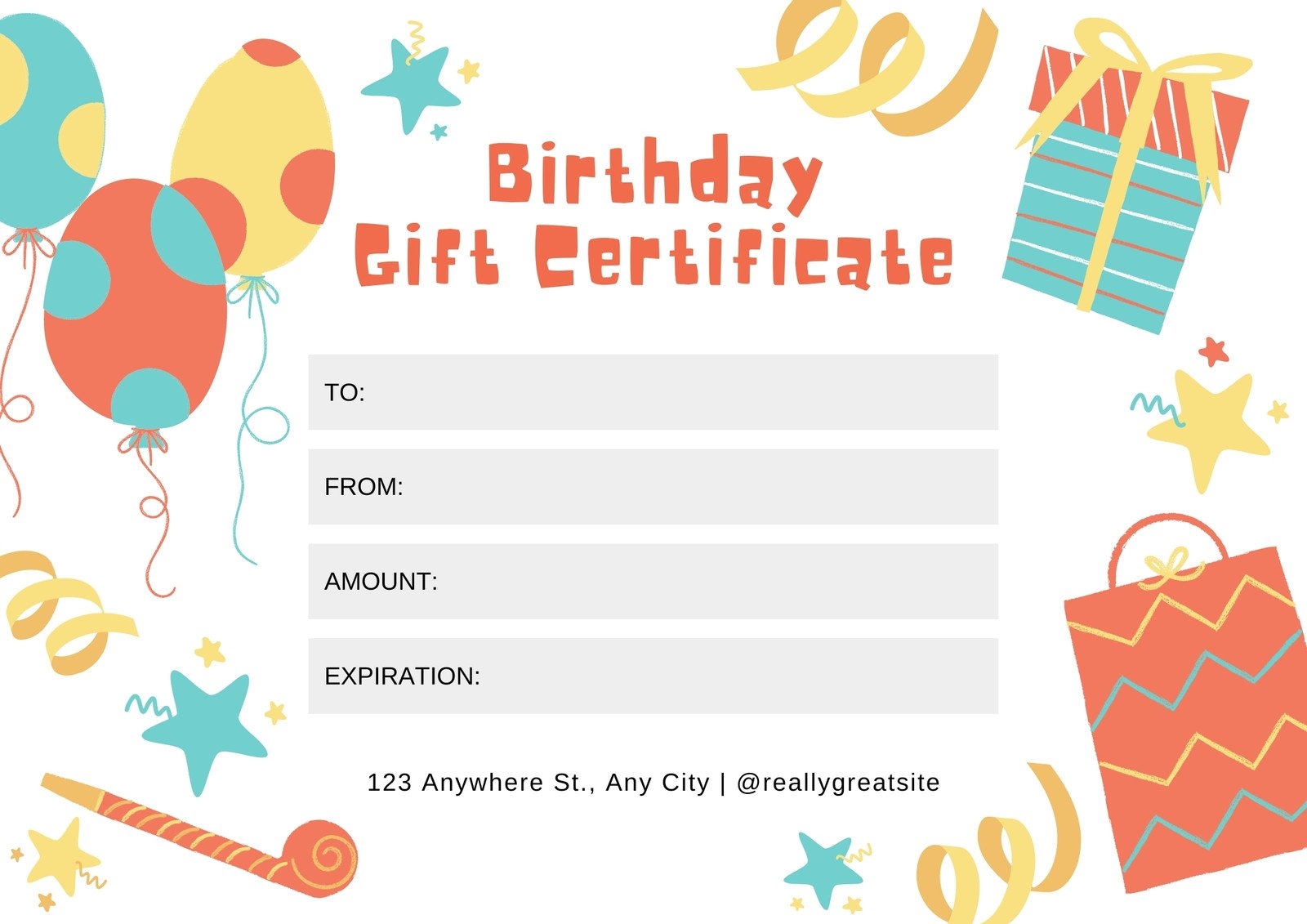Free Printable Gift Certificates Birthday Download Free Printable Gift 