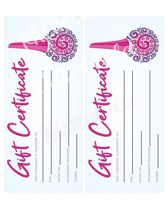 Free Printable Gift Certificates For Nails Download Free Printable 
