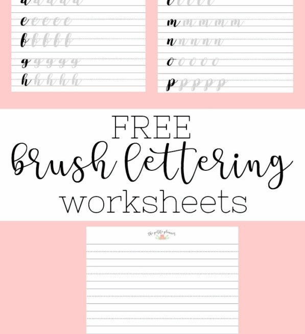 Free Printable Hand Lettering Practice Sheets For Planners Bullet
