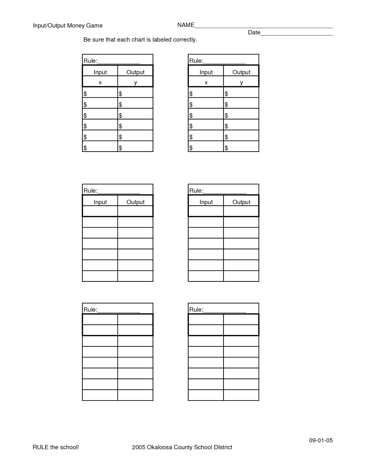 Blank Input Output Tables Free Printable Worksheets - Printable Free ...