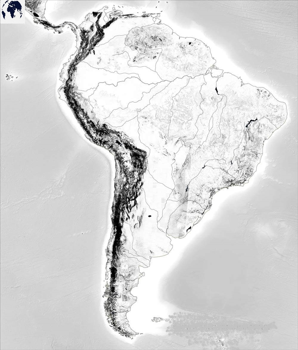 Free Printable Labeled Map Of South America Physical PDF Free Printable Labeled Map Of South America Physical PDF