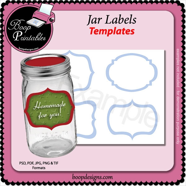 Free Blank Printable Labels For Jars