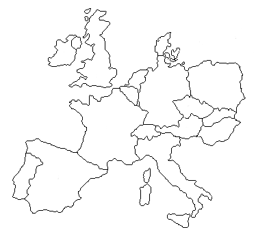 Free Printable Map Of Western Europe
