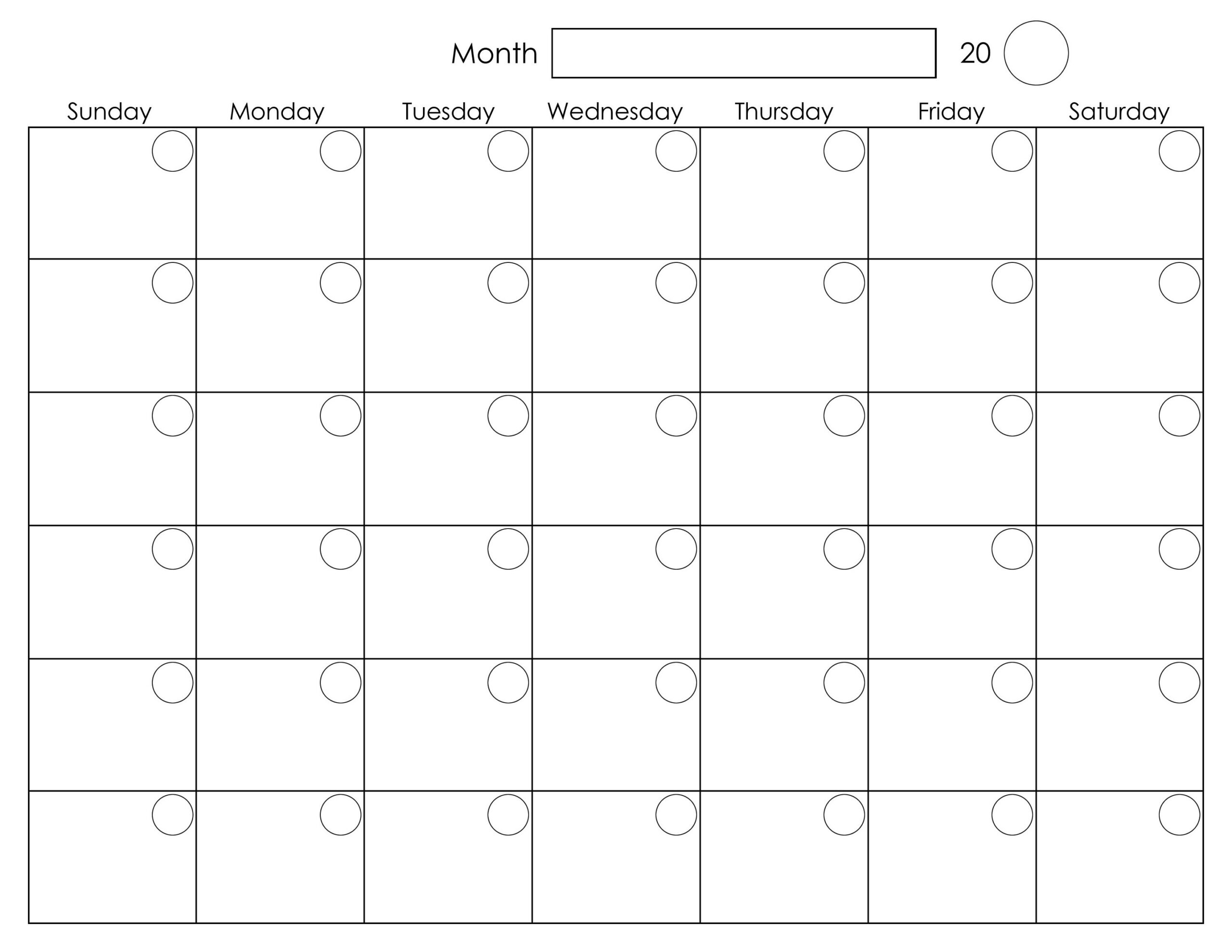 Free Printable Monthly Schedule Template Two Cute Designs Blank Free Printable Monthly Schedule Template Two Cute Designs Blank