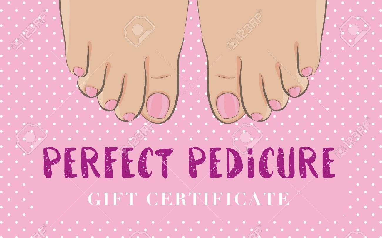 Free Printable Pedicure Gift Certificate Printable Templates Protal