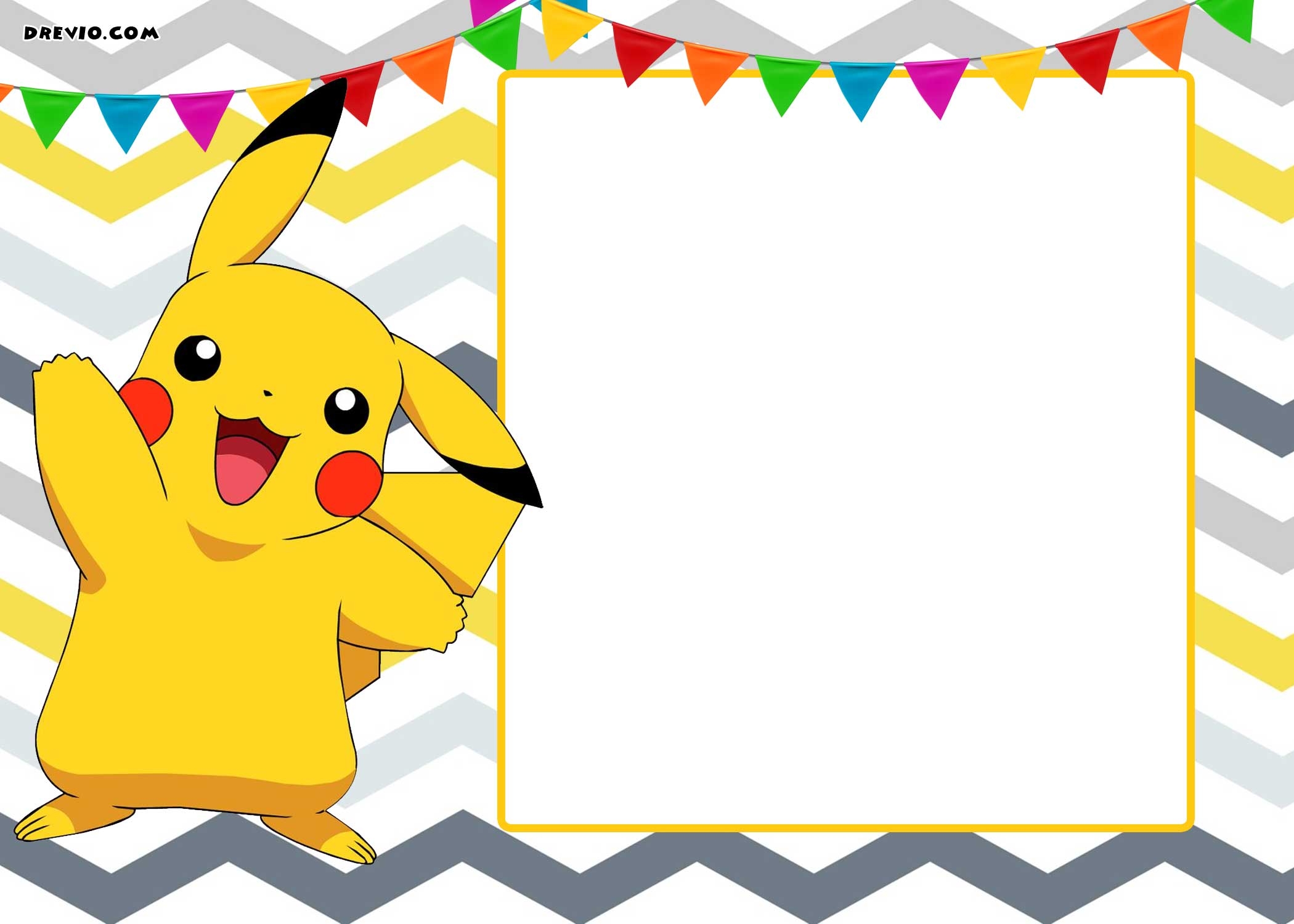 Free Printable Pokemon Invitations
