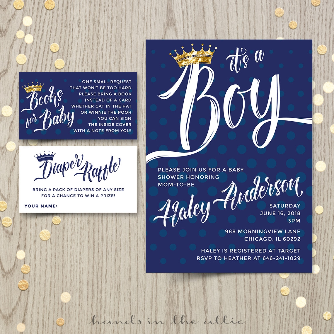 Blank Printable Fresh Prince Baby Shower Invitations