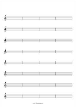 Free Printable Staff Paper Blank Sheet Music
