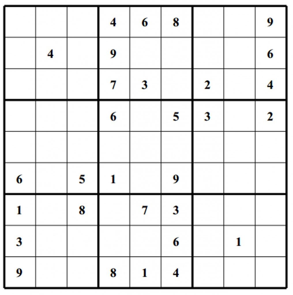 Blank Printable Sudoku 2 Per Page