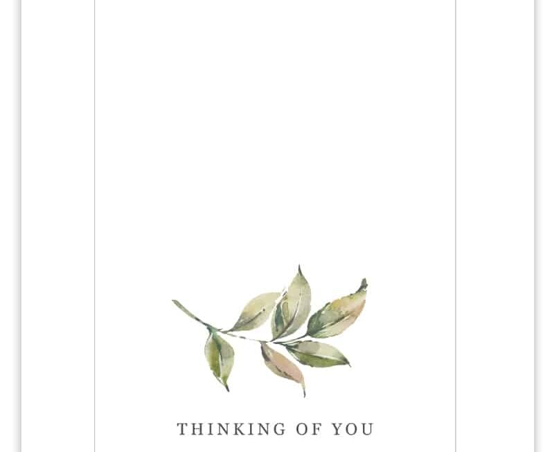 Free Printable Thinking Of You Card Instant Download Pjs And Paint