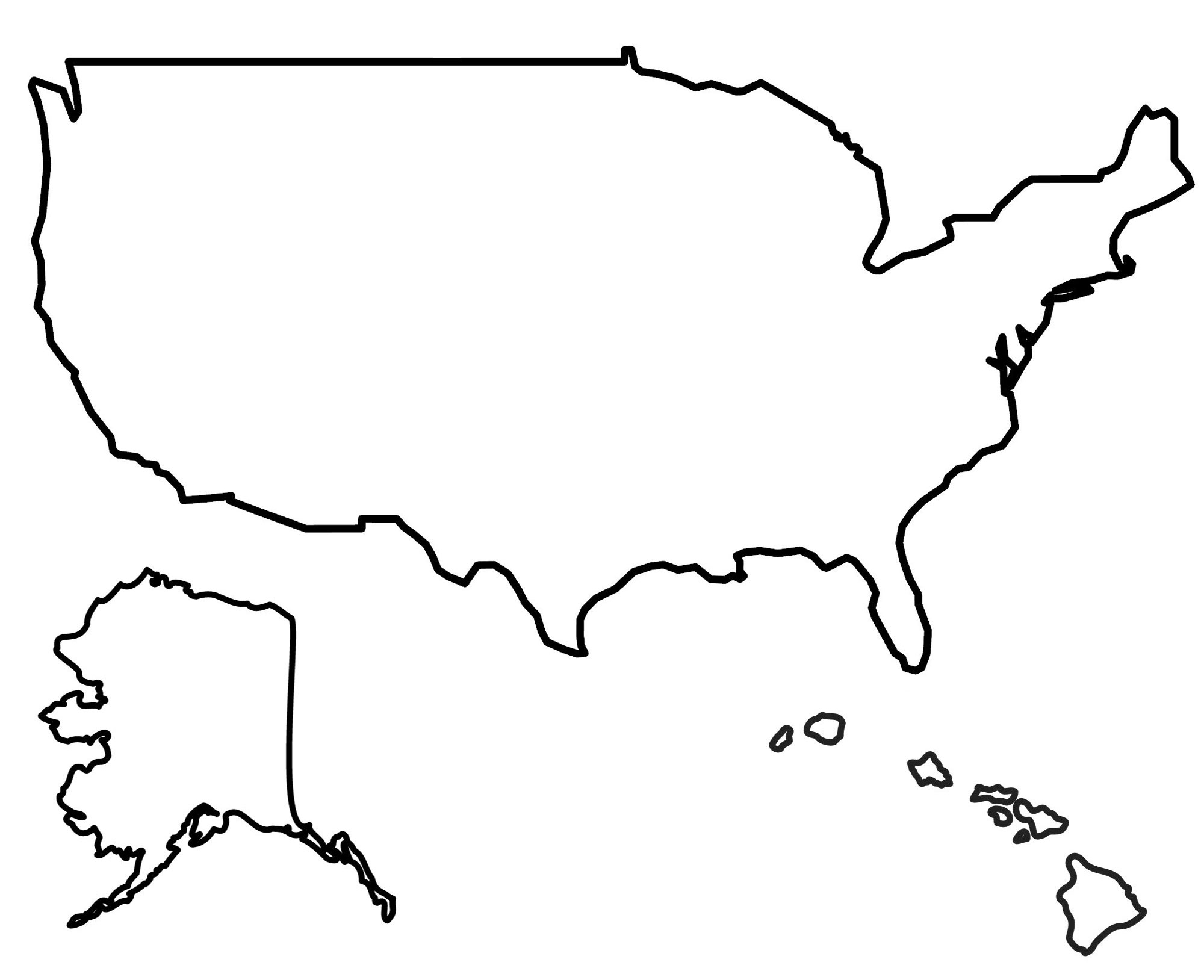 Free Printable United States Map Without Names Download Free Printable 