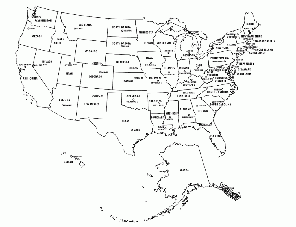 Free Printable Us Map With States And Capitals Printable Maps 10 Free Printable Us Map With States And Capitals Printable Maps 10