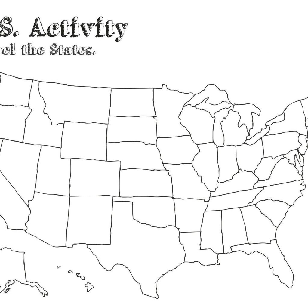 Free Printable Us Map Worksheets Printable Worksheets