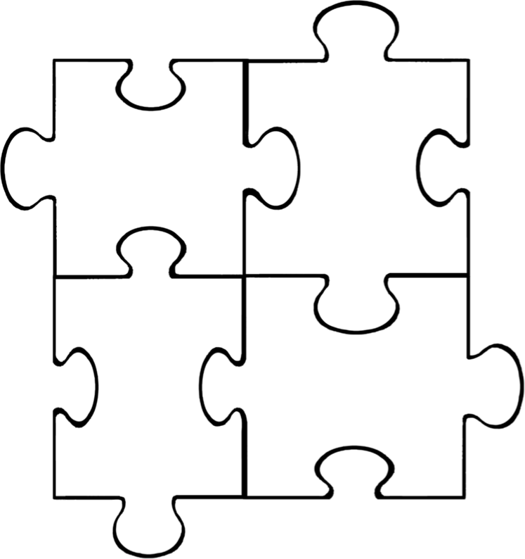 Large Blank Puzzle Pieces For Classroom Printable