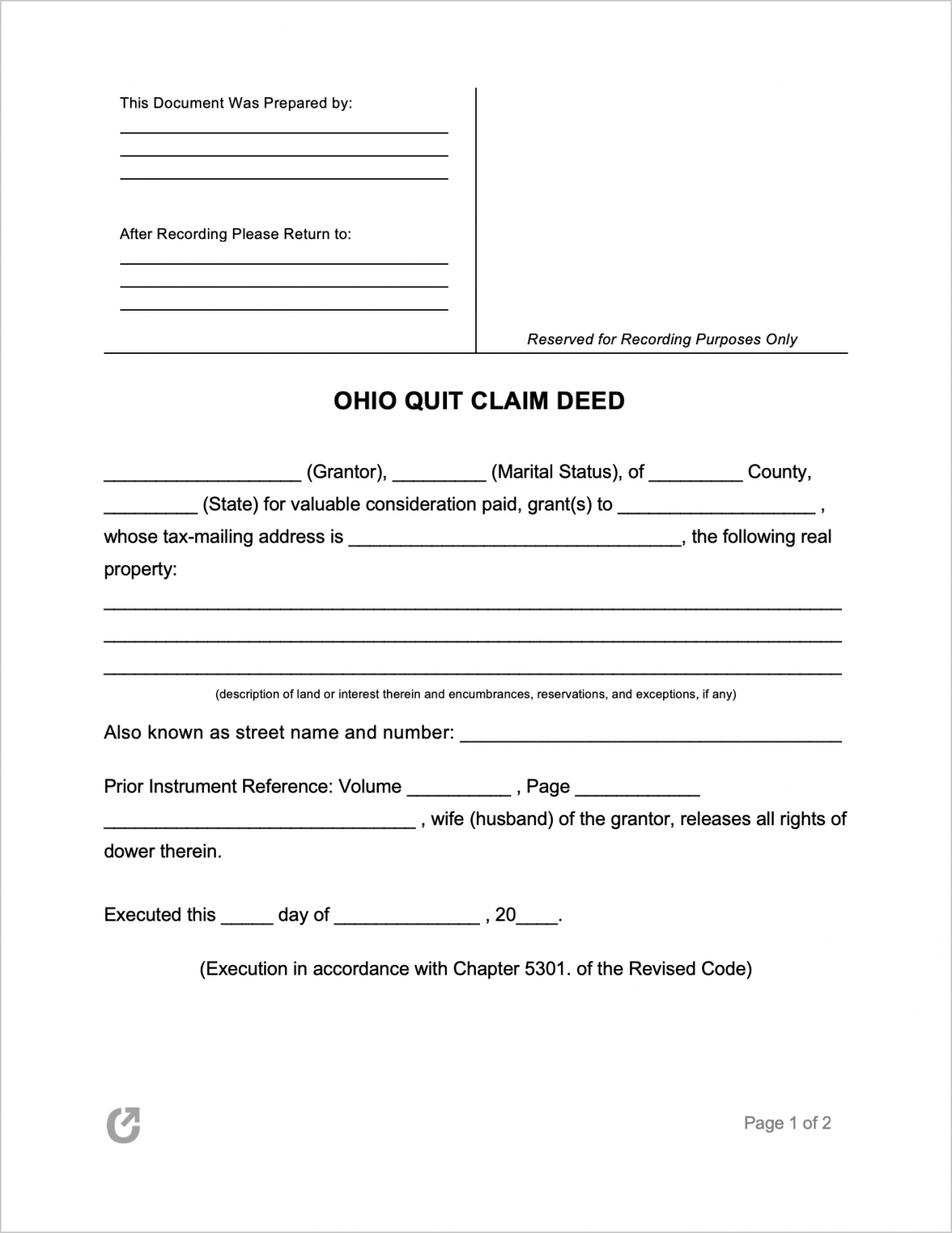 Free Quit Claim Deed Forms PDF WORD RTF Free Quit Claim Deed Forms PDF WORD RTF