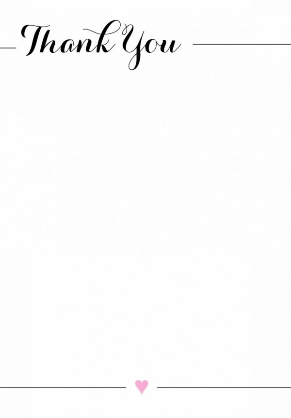 Blank Editable And Printable Thank You Notes