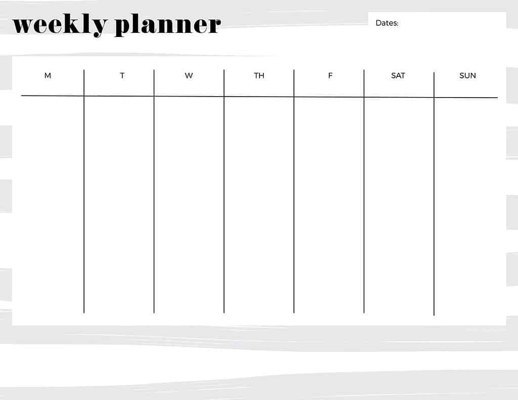 Free Weekly Blank Calendar Template Printable Blank Yearly Calendars Free Weekly Blank Calendar Template Printable Blank Yearly Calendars