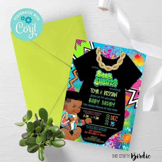 Fresh Prince Of Bel Air Baby Shower Invitations Baby Shower Invitations