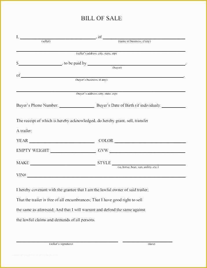 Printable Blank Bill Of Sale Georgia Printable Blank Bill Of Sale Georgia