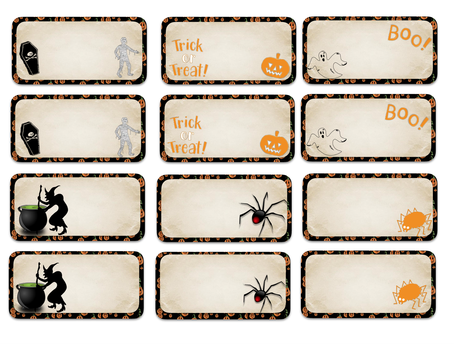 Halloween Printables Labels Halloween Printables Labels