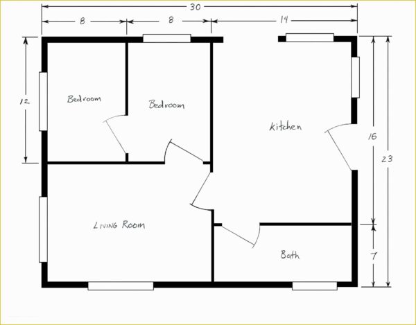 Free Printable House Plans Blank 4 Bedrooms