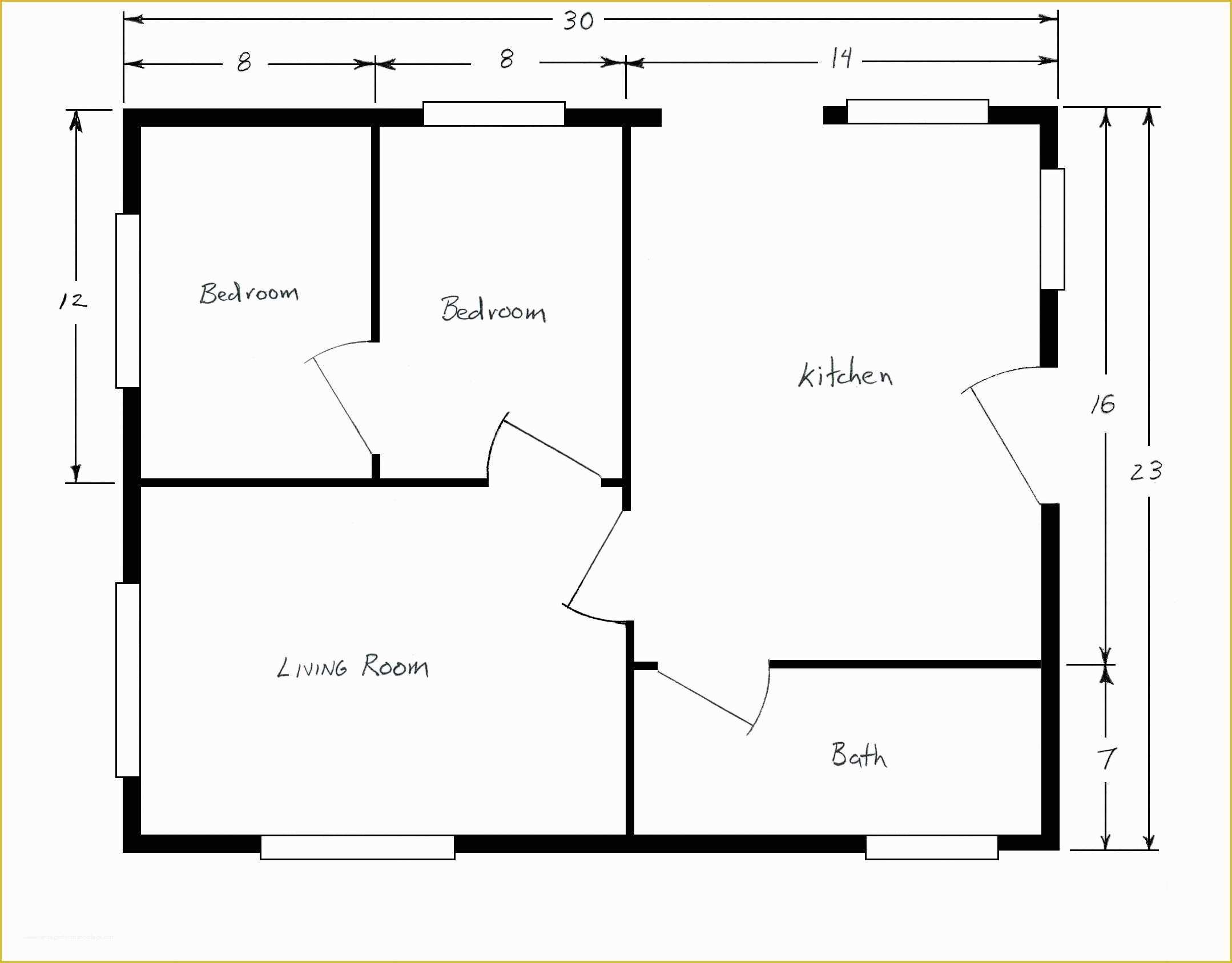 House Floor Plan Template