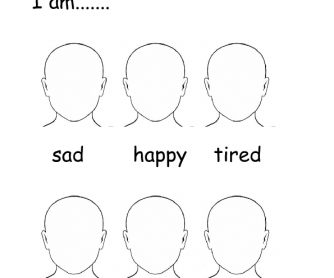How Are You Emotions Blank Face Templates How Are You Emotions Blank Face Templates