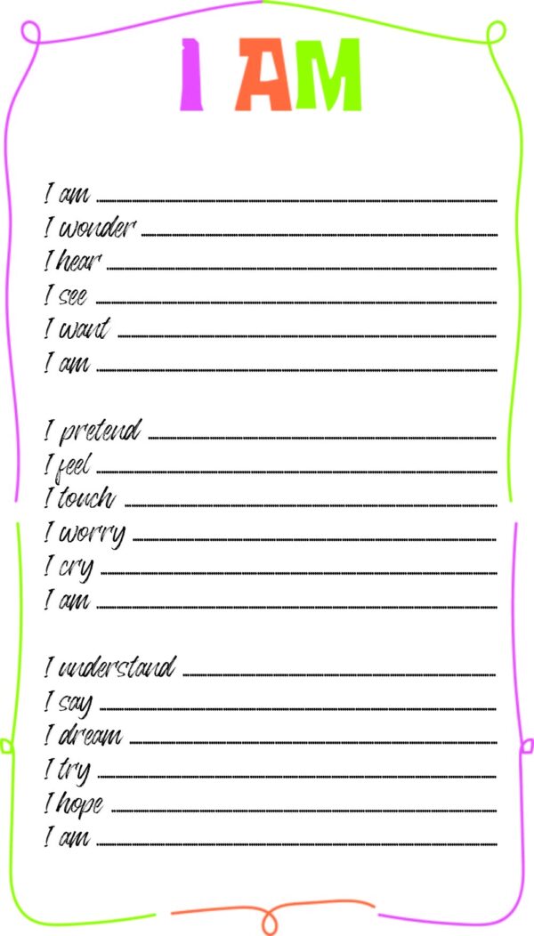 I Am Blank Years Old Printable