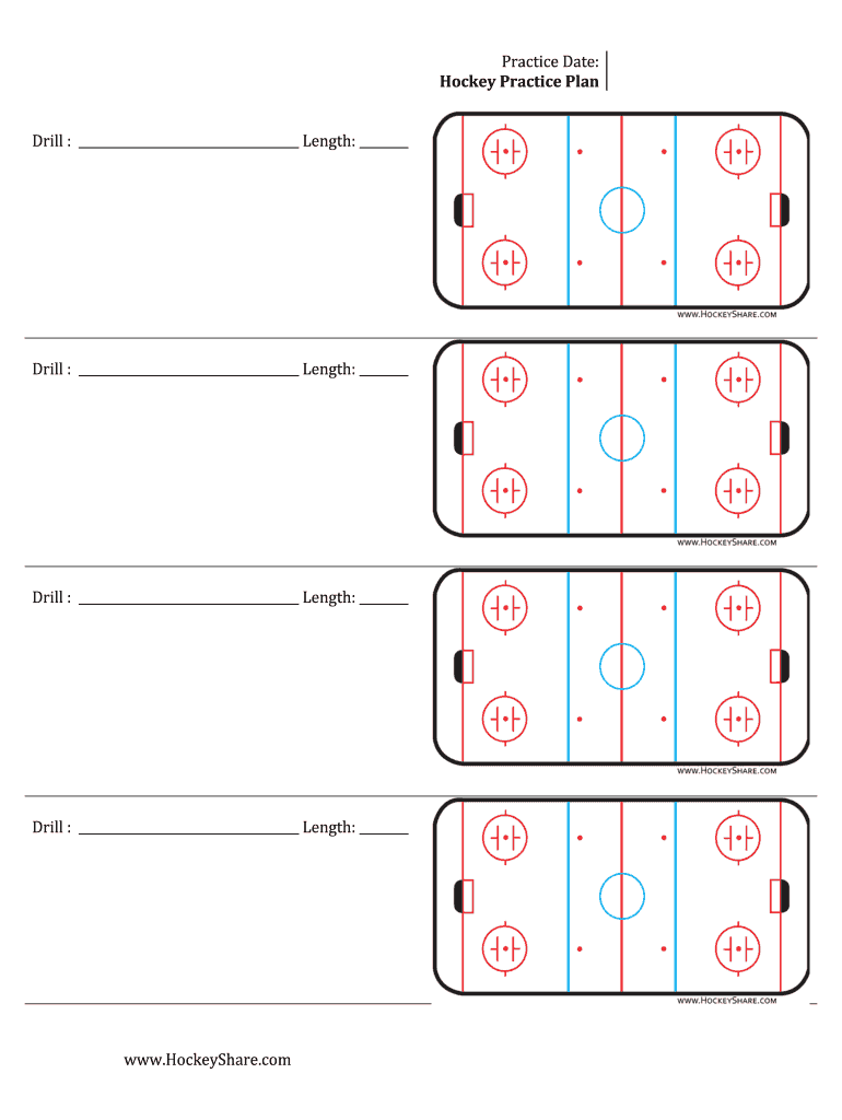 Ice Hockey Practice Plan Sheets At Vern Price Blog