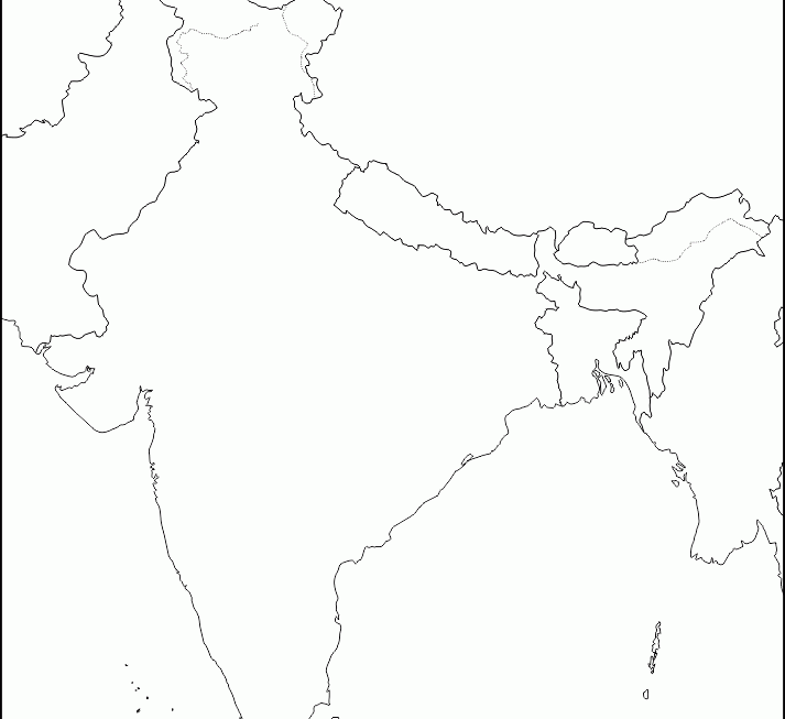 India D maps Free Map Free Blank Map Free Outline Map Free