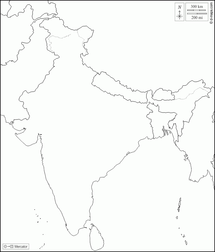 India D maps Free Map Free Blank Map Free Outline Map Free 
