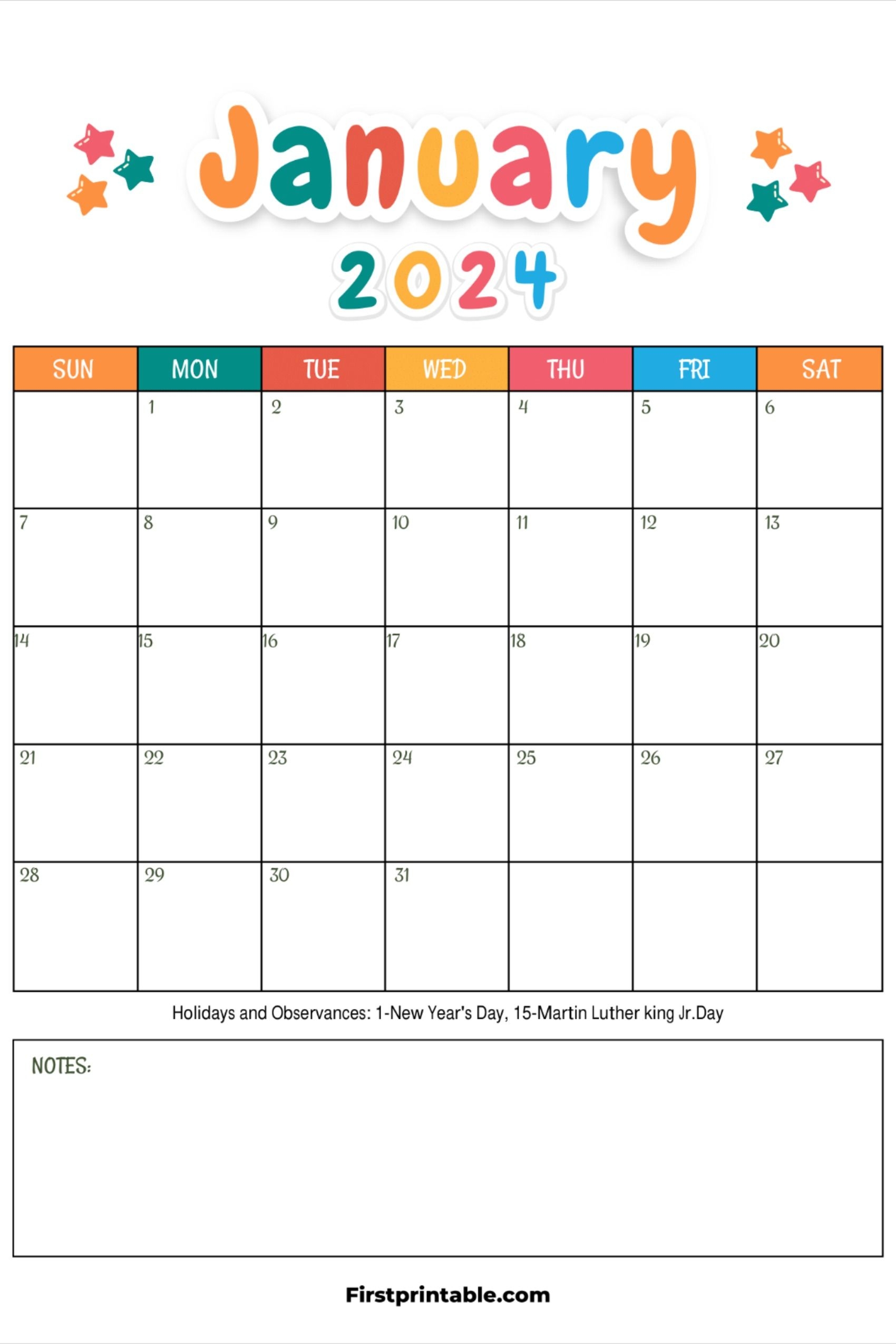 January 2025 Calendar For Kids Kara Quincy