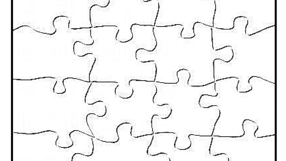 Jigsaw Puzzle Blank Template