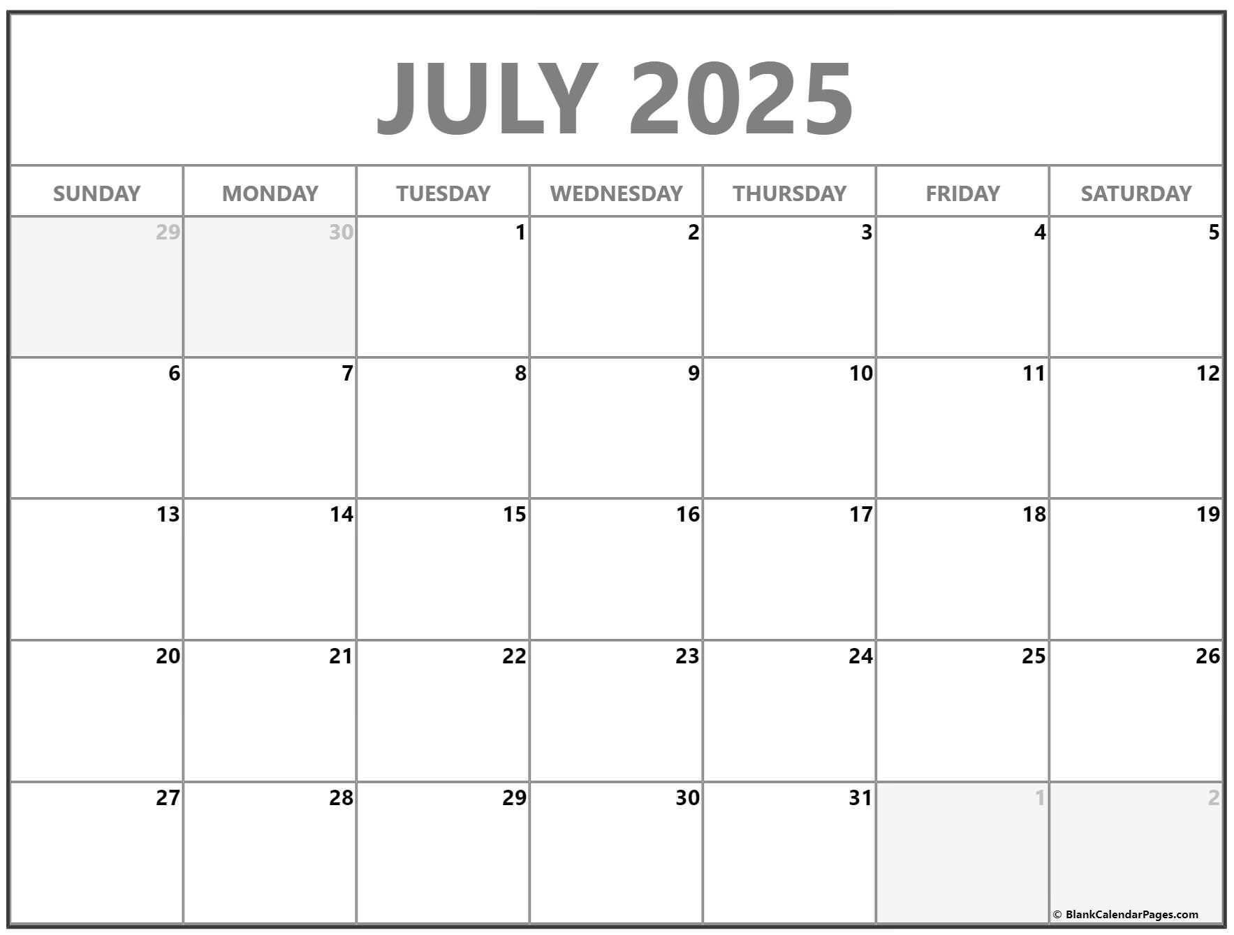 July 2025 Blank Calendar That I Can Write In Tasks Eden Drysdale J July 2025 Blank Calendar That I Can Write In Tasks Eden Drysdale J