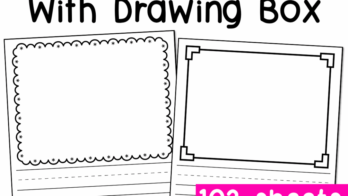 Kindergarten Journal Paper Printable Writing Paper With Drawing Box