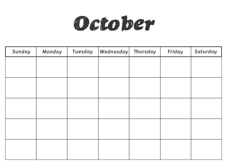 Kindergarten Printable Calendars