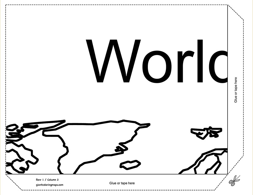 Large Printable World Map Print At Home