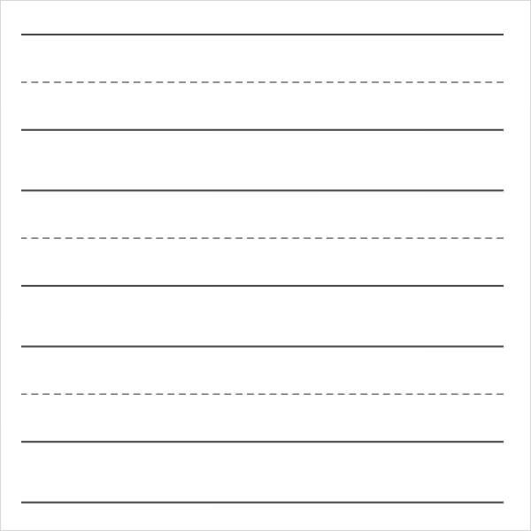 Lined Paper Printable Kindergarten Printable Sight Words List Lined Paper Printable Kindergarten Printable Sight Words List