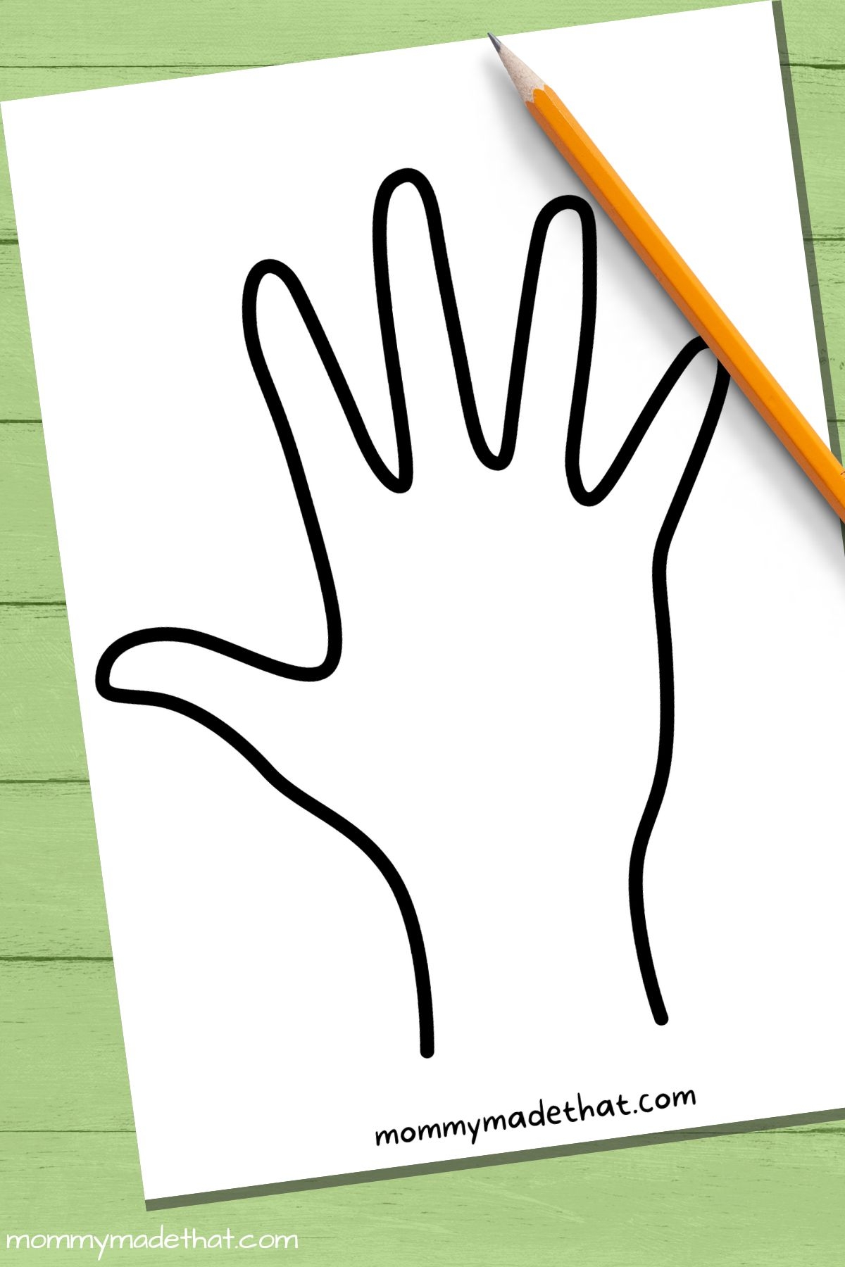 Lots Of Hand Outlines And Templates Free Printables 