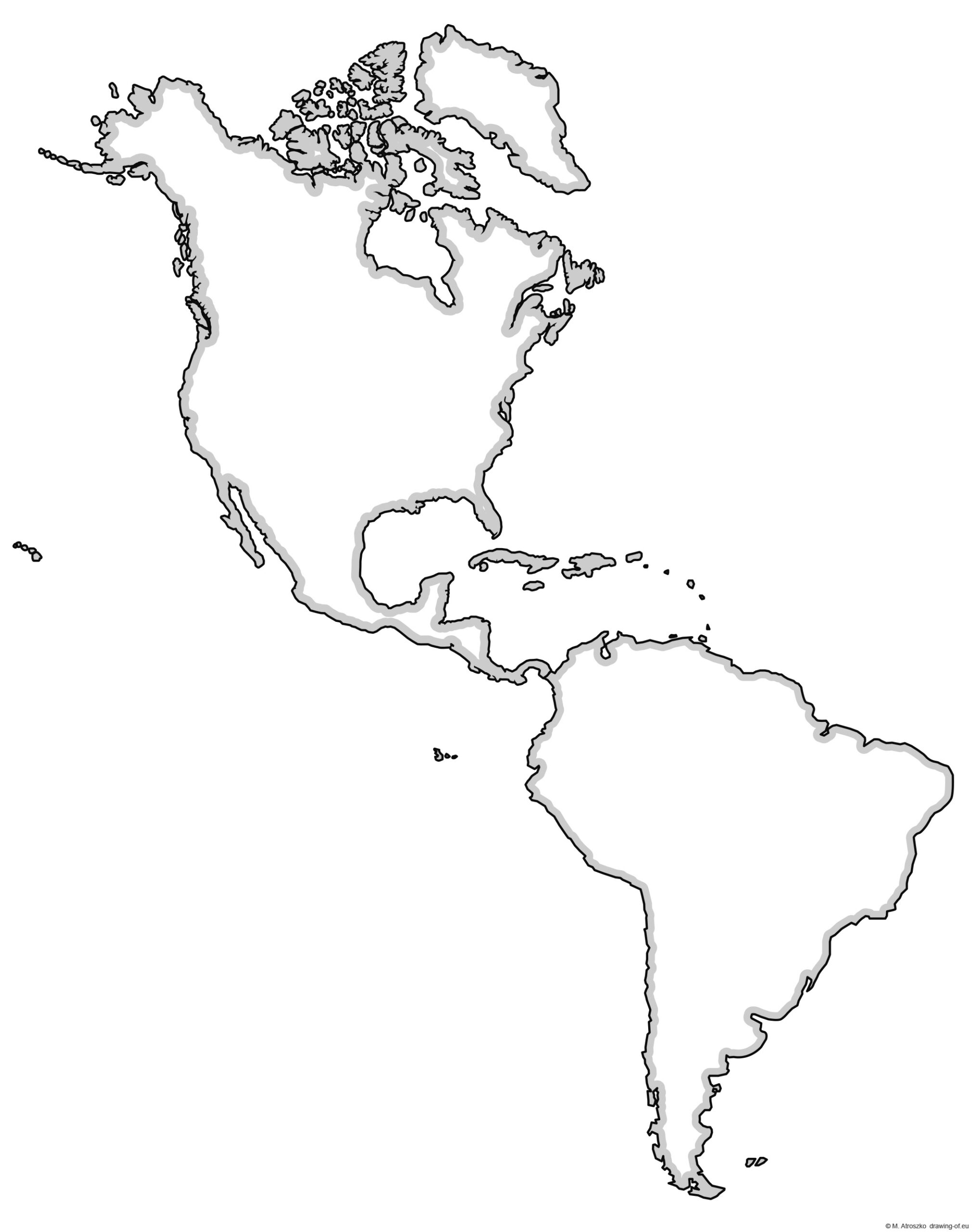 Map Of America For Printing Line Art Illustrations Map Of America For Printing Line Art Illustrations