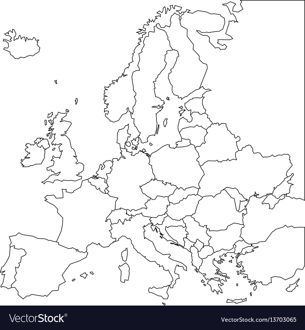 Printable Blank Map Of Middle Europe Printable Blank Map Of Middle Europe