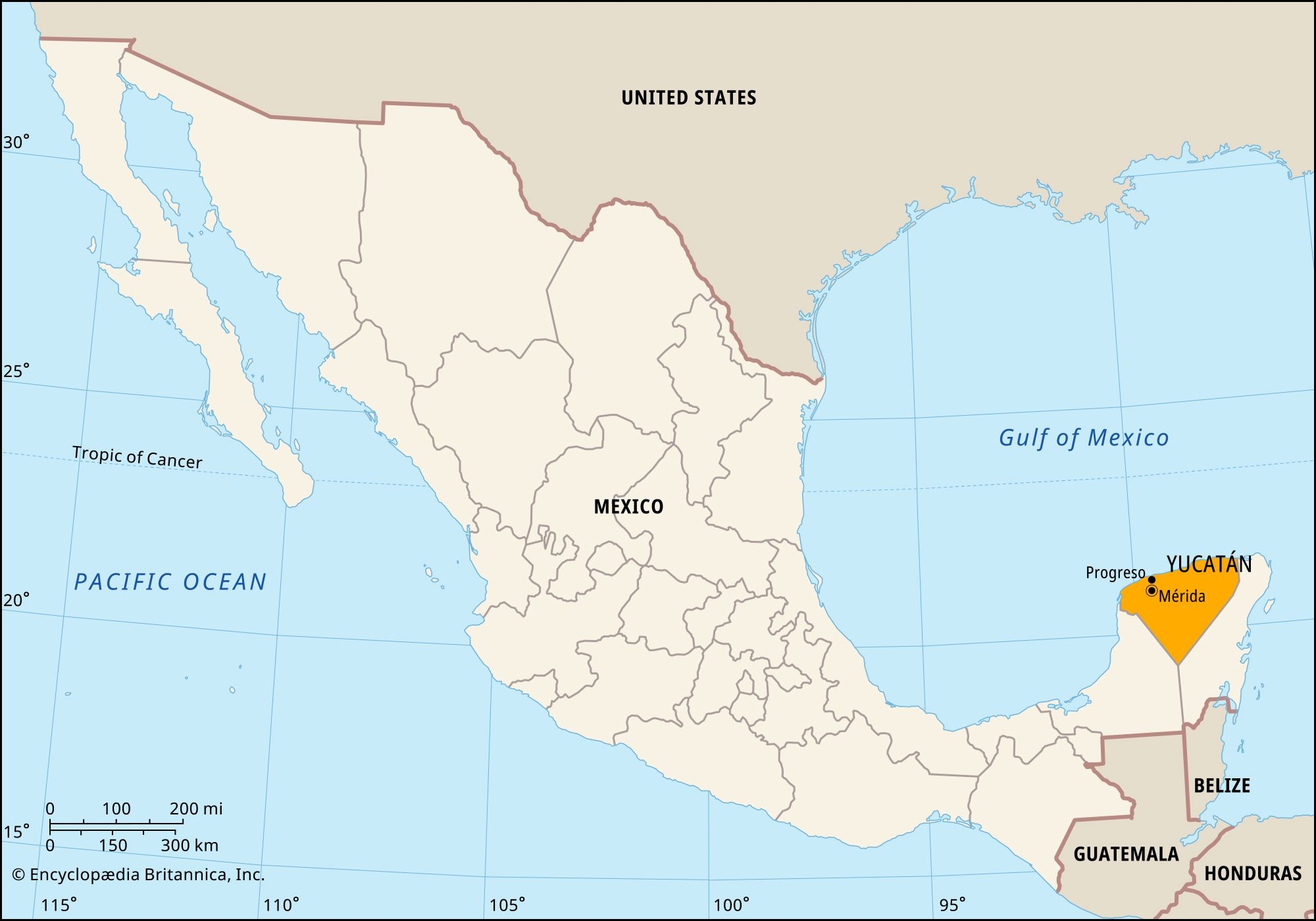 Map Of Mexico Yucatan Peninsula Chlo Melesa
